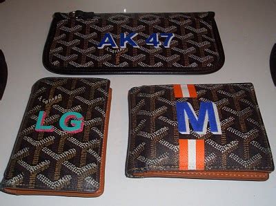 monogrammed goyard passport|goyard online personalization.